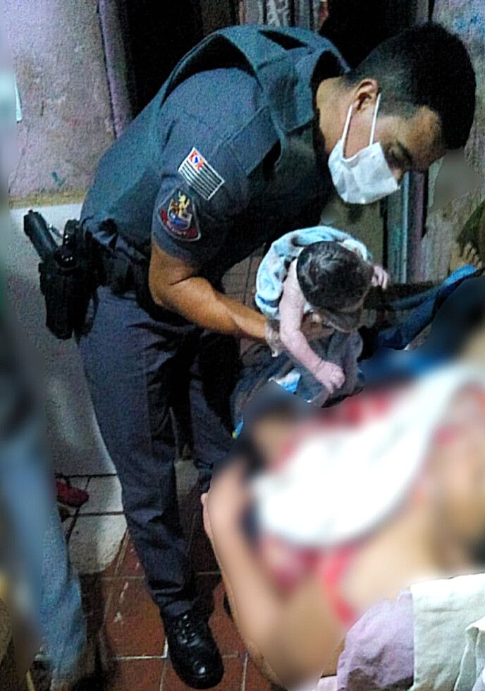 PM realiza parto emergencial em Barueri