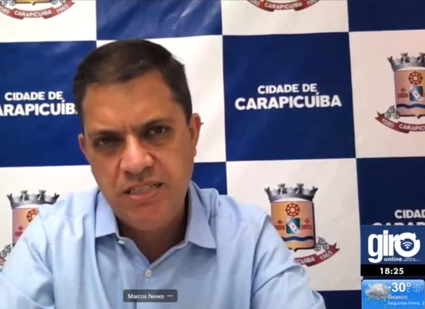 EXCLUSIVO: prefeito de Carapicuíba, Marcos Neves, concede entrevista ao Giro Noite