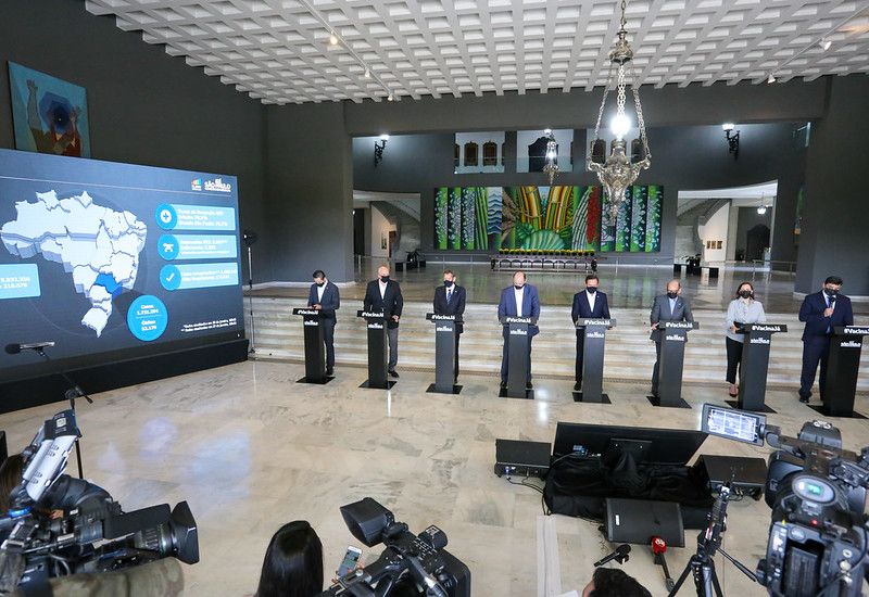 Em coletiva, João Doria afirma que cronograma de vacinas está mantido e anuncia novidades nas áreas da educação e meio ambiente