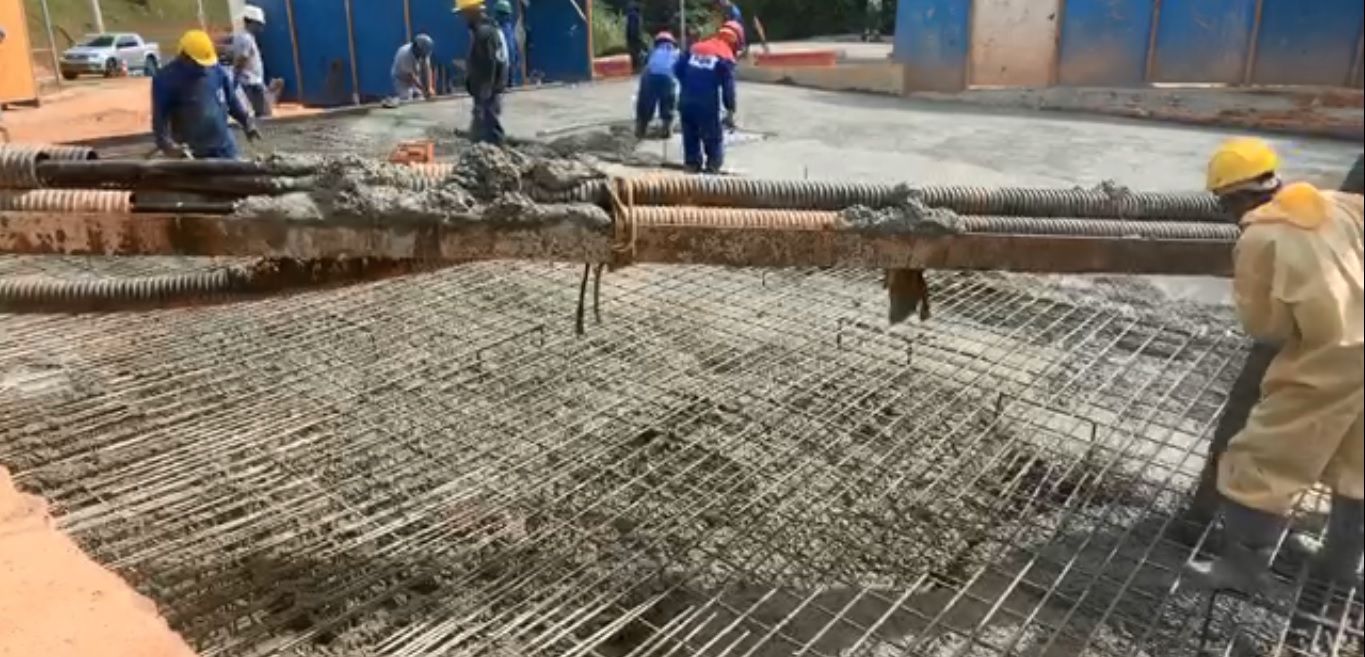 Túnel na Praça da Paz em Alphaville recebe primeira laje