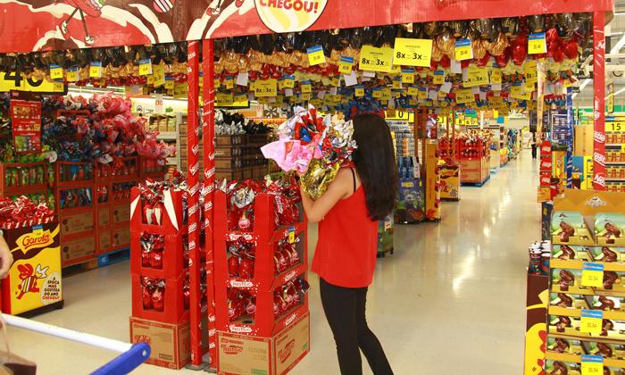 Comércio está otimista com as vendas de produtos da Páscoa