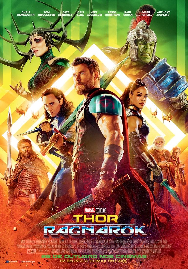 “Thor: Ragnarok” une heróis, humor e visual kitsch