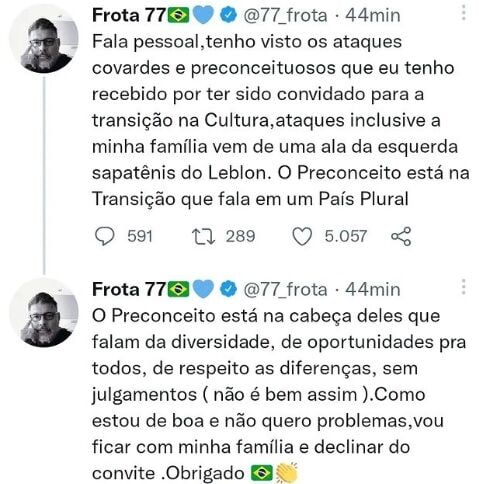 Alegando preconceito, deputado Alexandre Frota deixa grupo de Cultura da equipe de transição