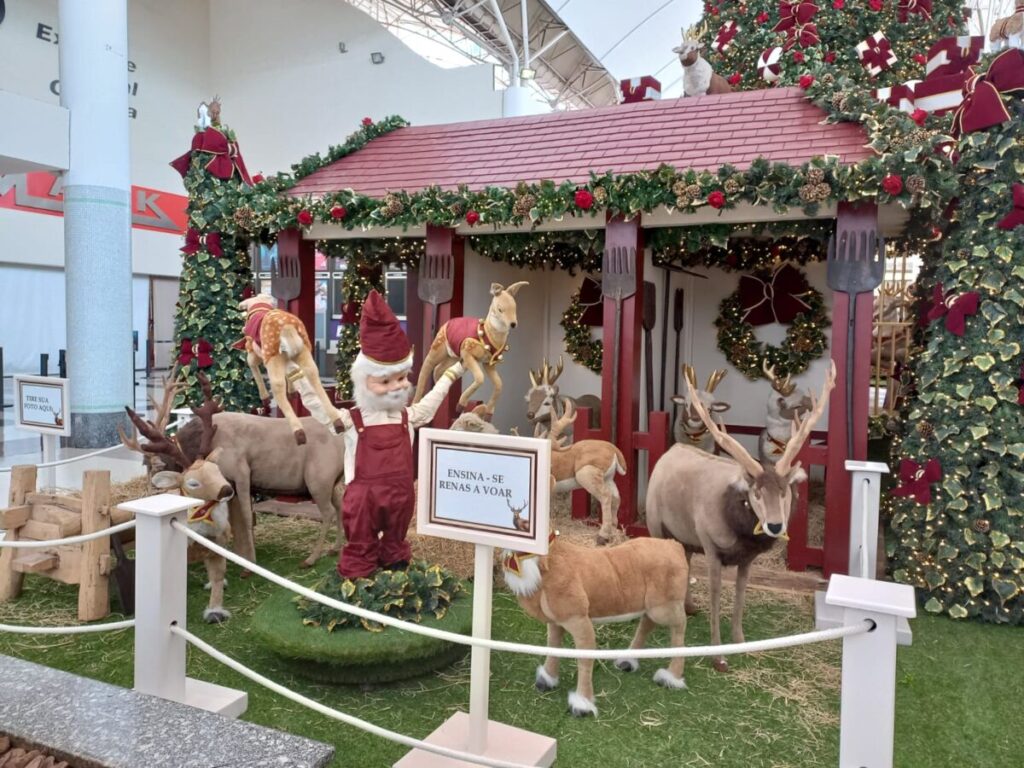 Com presença do Papai Noel, shopping Tamboré inaugura decoração natalina neste sábado (12)