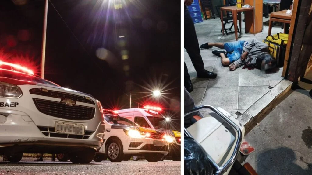 Osasco Policial a paisana mata falso entregador em bar no Jaguaribe