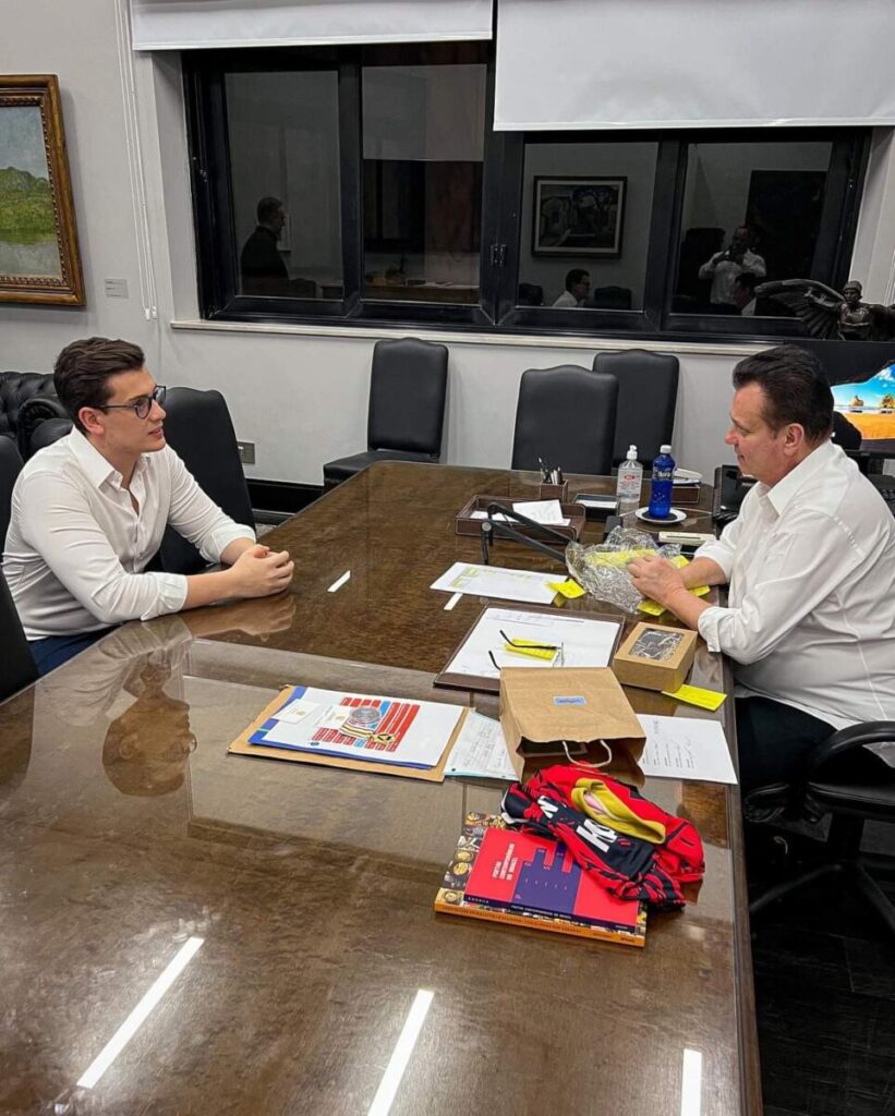 Em reunião com Kassab, vereador Silvinho Filho pede verbas estaduais para Santana de Parnaíba