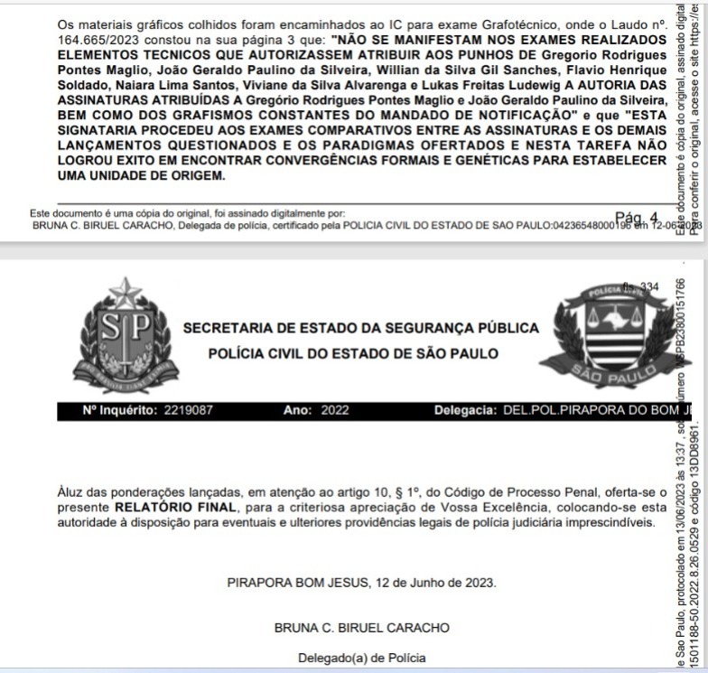 Pirapora do Bom Jesus: laudo comprova fraude no julgamento das contas de Gregorio Maglio