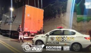 PM Rodoviária recupera caminhão com carga