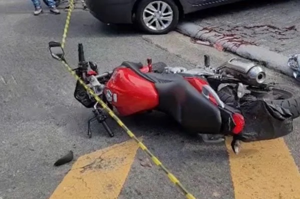 A arma usada pelo policial foi confiscada e passará por perícia (Divulgação/Reprodução/Metrópoles