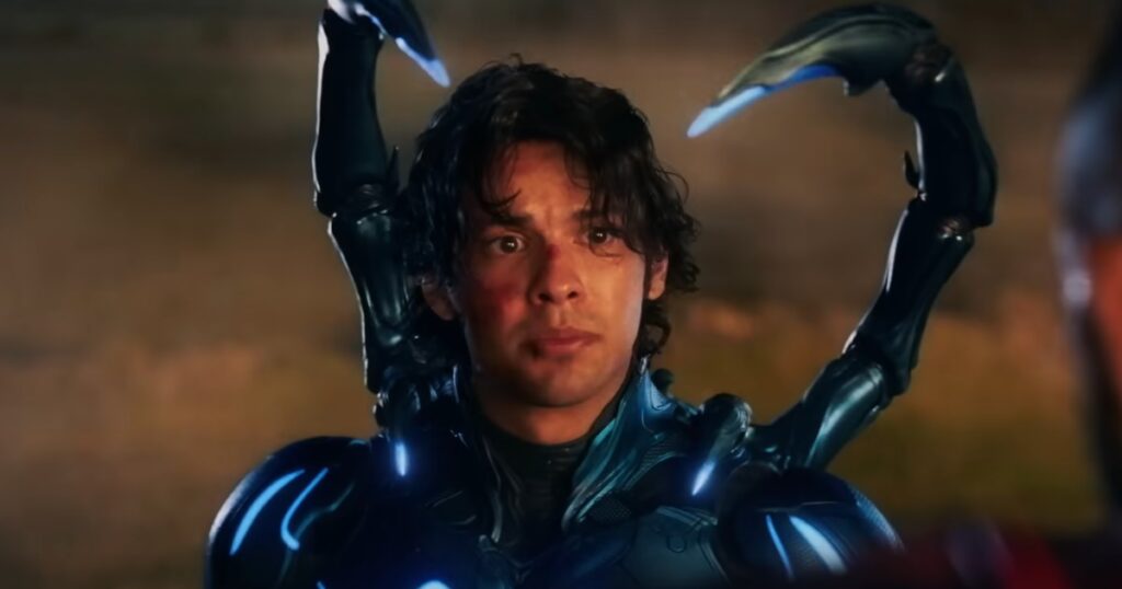 Besouro Azul tem roteiro assinado por Gareth Dunnet-Alcocer (Divulgação/Warner Bros Studios)