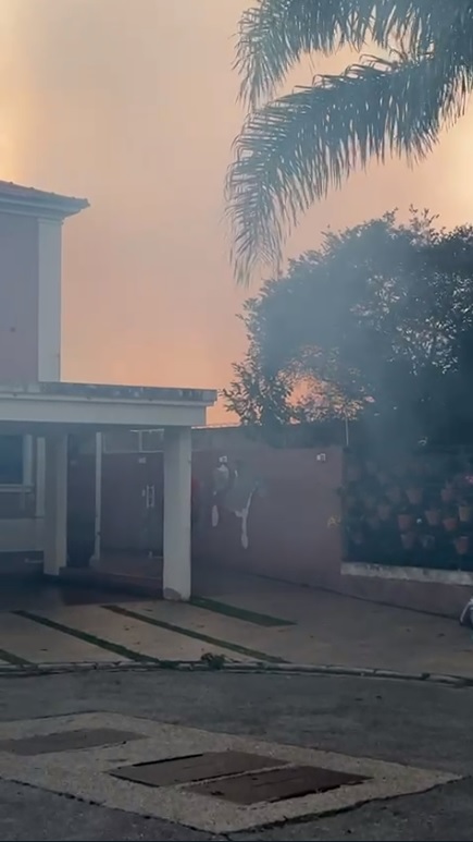 Santana de Parnaíba: Incêndio atinge área desmatada próxima ao Tamboré 4