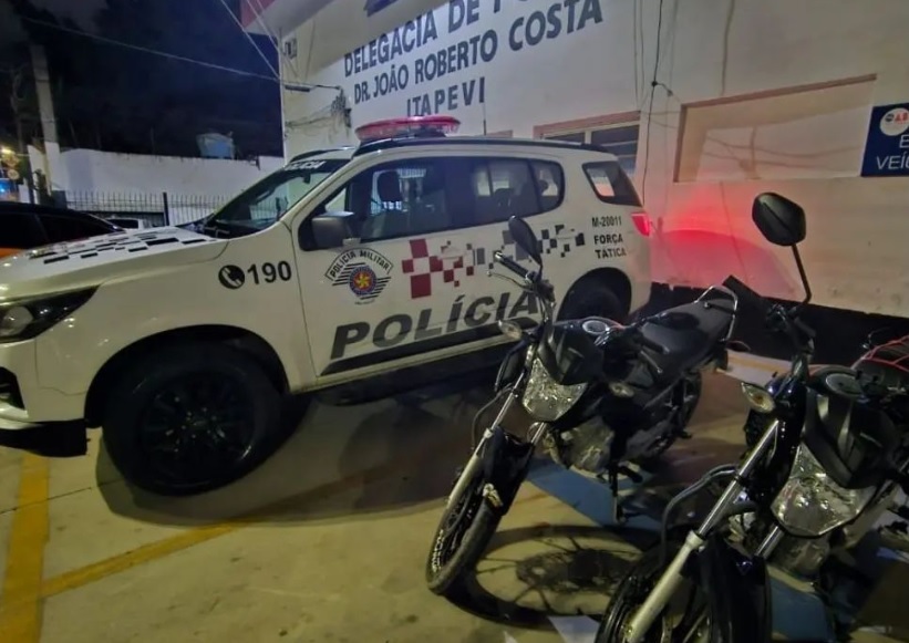 Um das motocicletas foi devolvida ao seu proprietário (Divulgação/PMESP)