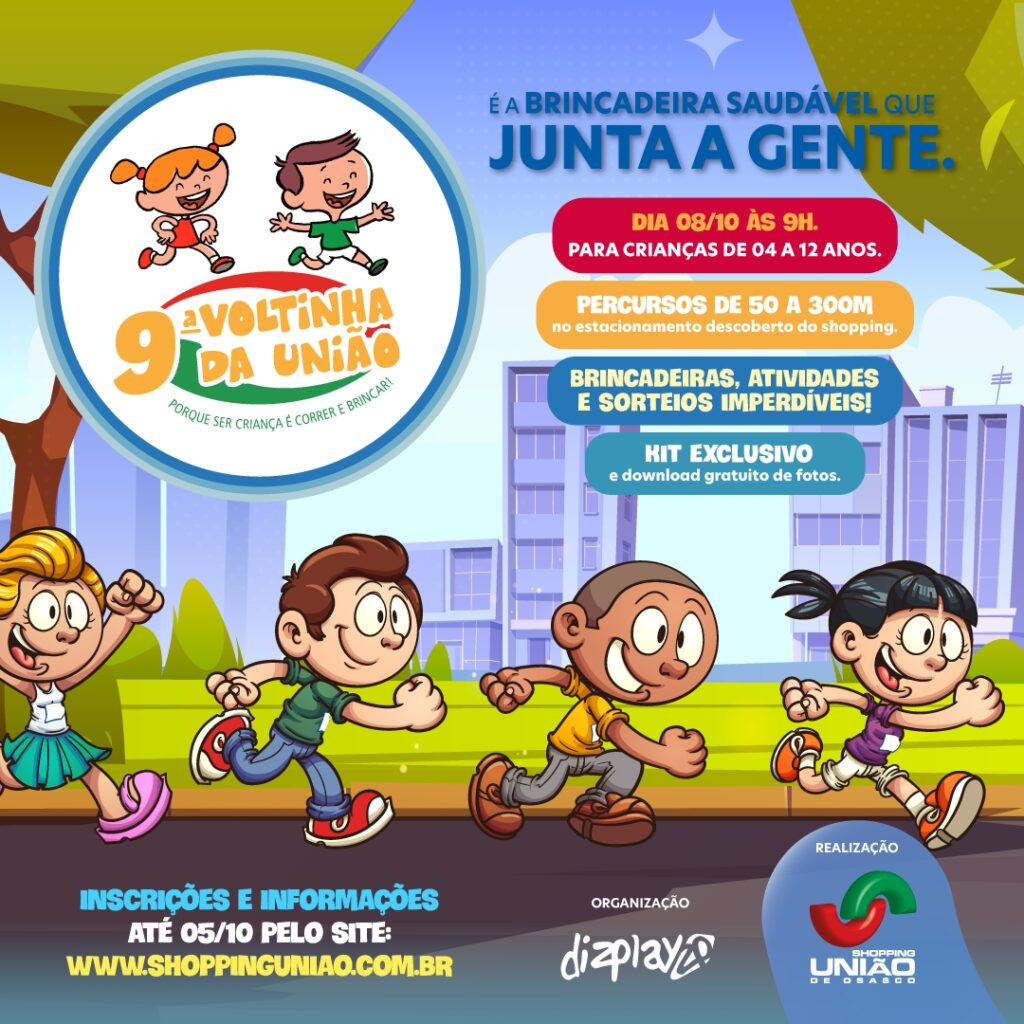 Voltinha da União: shopping de Osasco abre inscrições