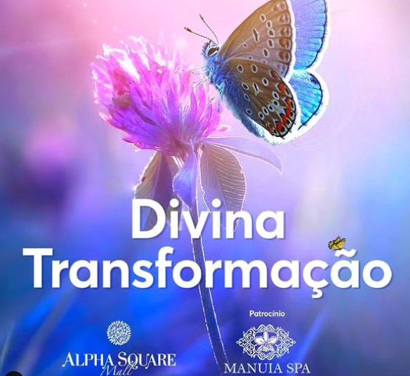 Borboletas invadem o Alpha Square Mall, em Alphaville