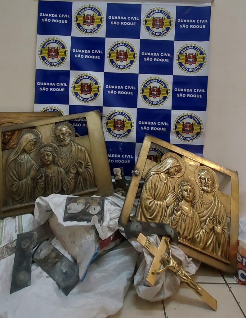 GCM de São Roque impede furto a cemitério e recupera objetos