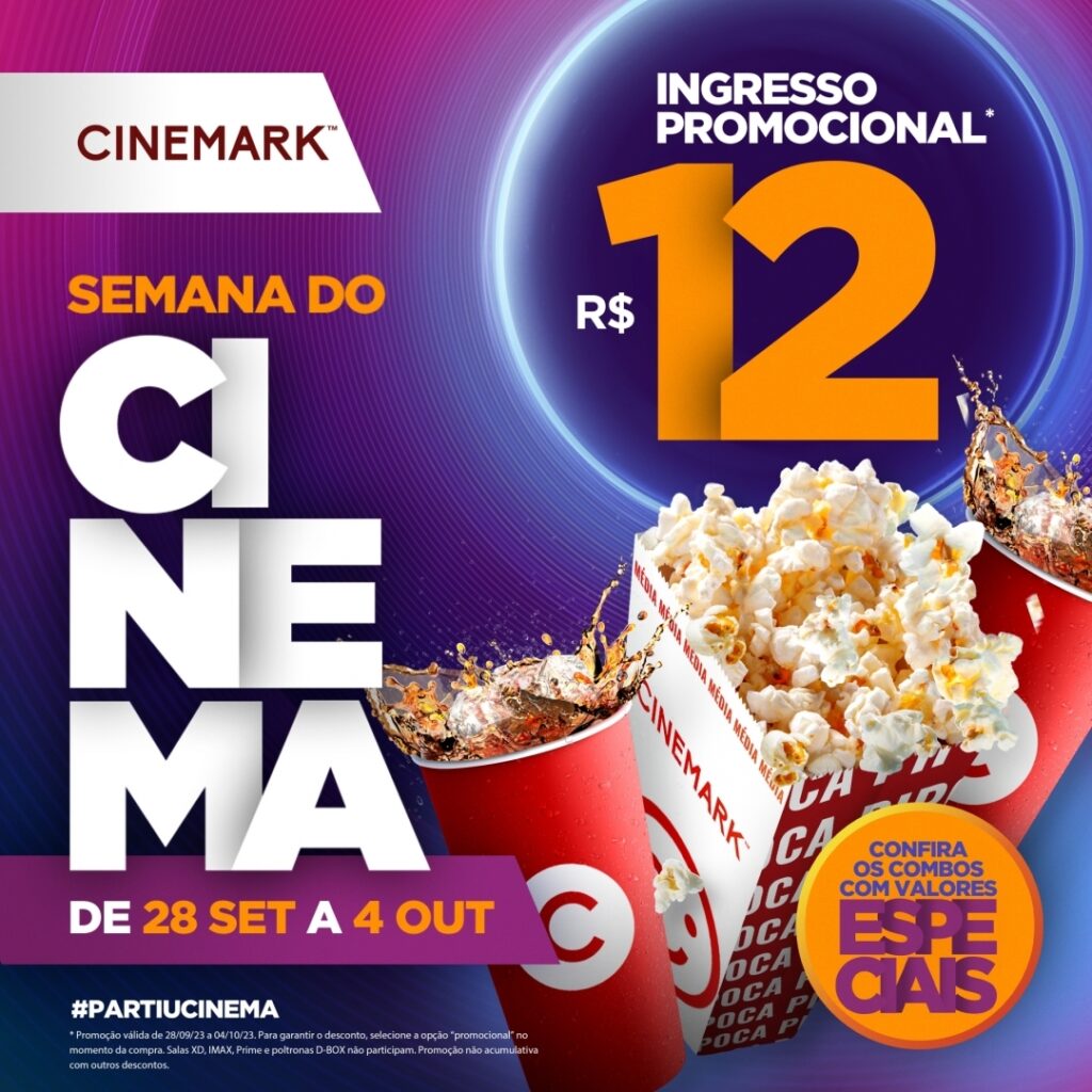 Cinemas de Barueri e Osasco terão ingressos a R$ 12