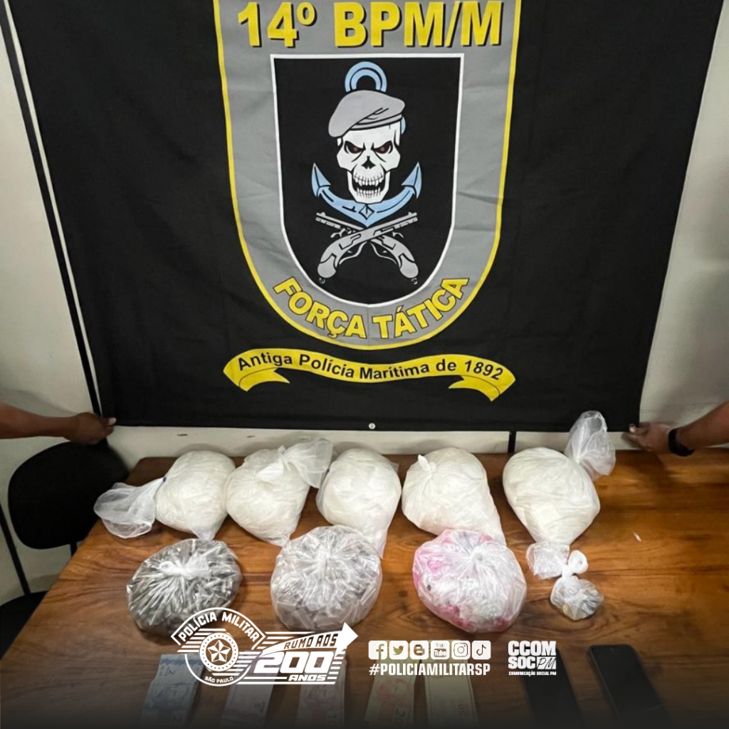 Osasco: Polícia detém 3 homens por tráfico de drogas