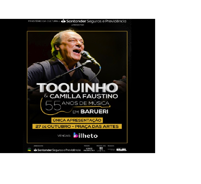 Em Barueri, Toquinho celebra 55 anos de carreira