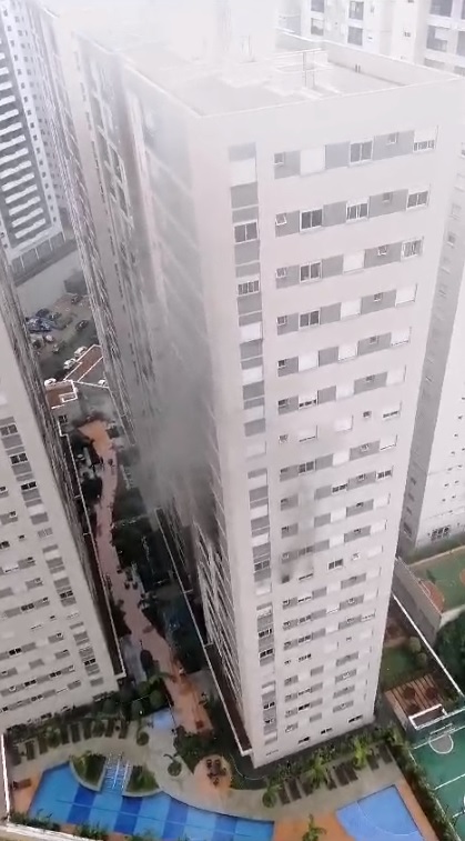 Alphaville: por conta de curto, incêndio destrói apartamento