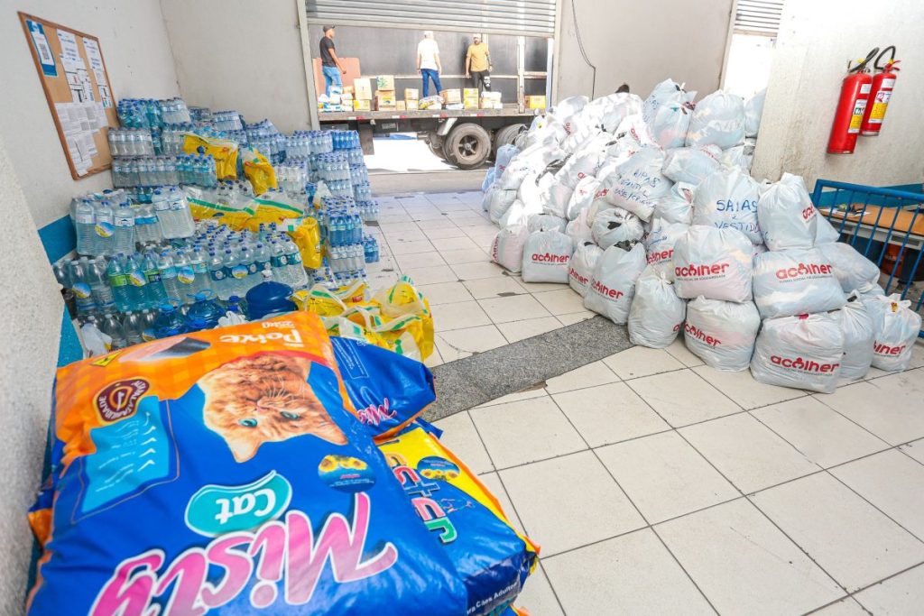 Itapevi arrecada 25 toneladas de alimentos para vítimas do Rio Grande do Sul