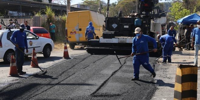 Vargem Grande Paulista atinge mais de 350 mil metros de asfalto novo