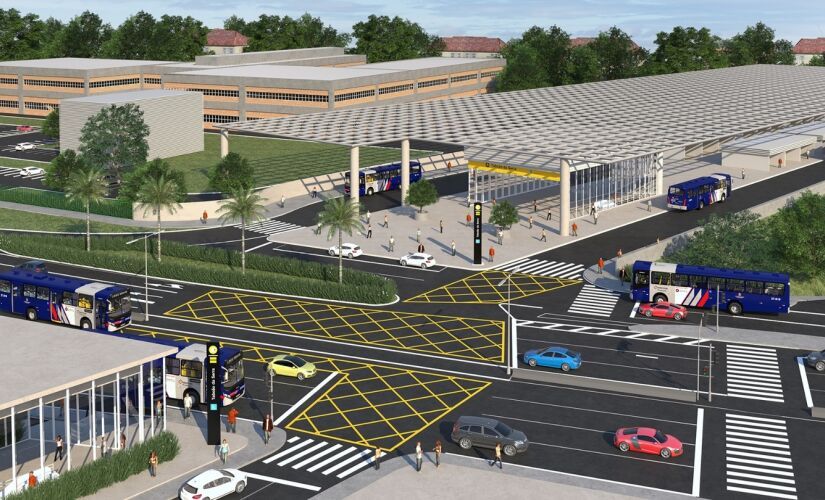 Linha 4-Amarela: Estação Taboão da Serra terá terminal de ônibus e bicicletário
