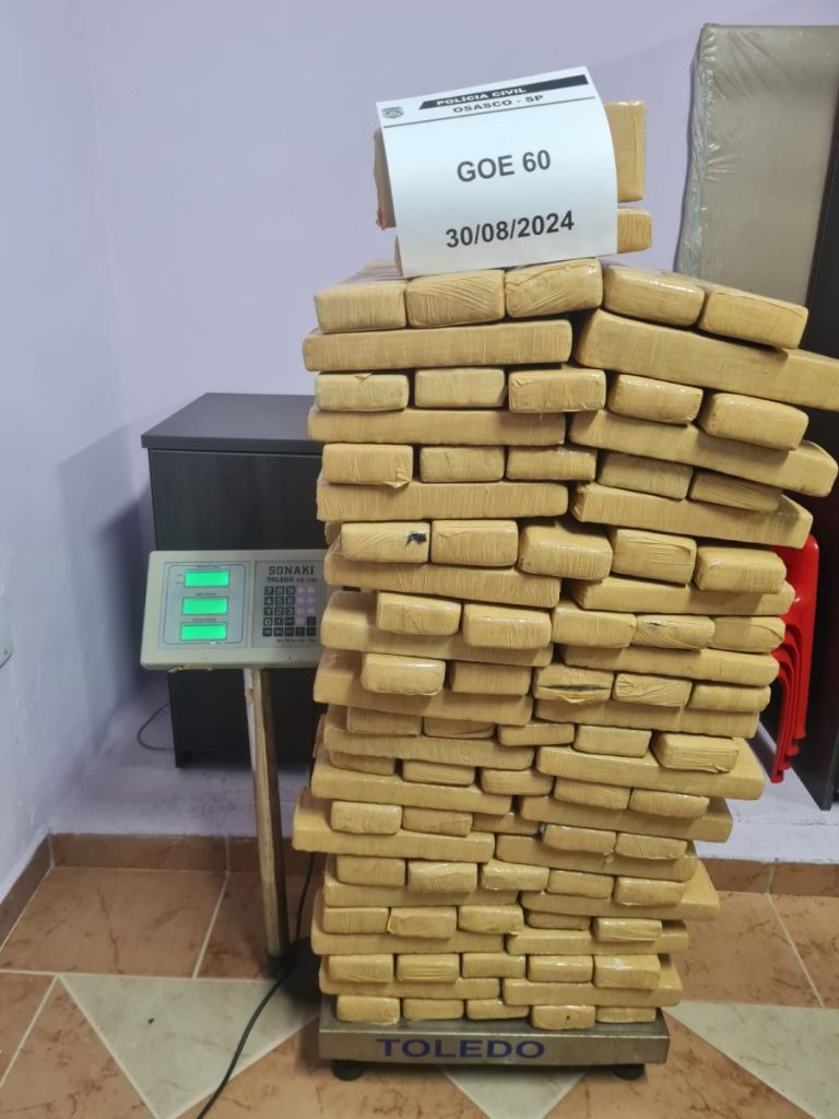 Equipe do GOE apreende 177 tijolos de maconha em Osasco