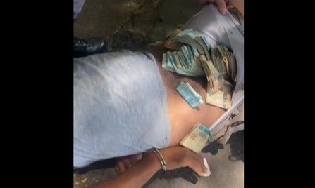 Polícia Militar prende homem com R$ 50 mil escondidos na cueca