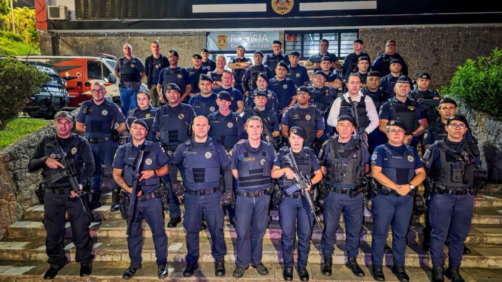 Cotia: Guarda Civil e Polícia Civil realizam megaoperação