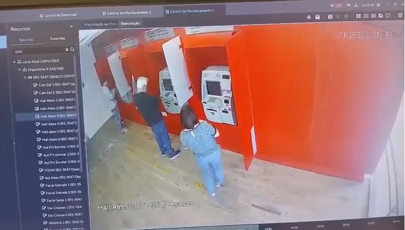 Osasco: dupla é presa por tentativa de estelionato em banco