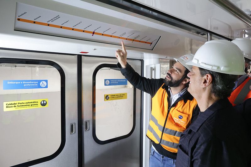 SP recebe 1º trem da Linha 6‑Laranja; operação inicia em 2026
