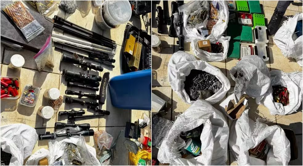 São Roque: Polícia e MP apreendem arsenal com mais de 100 armas em sítio