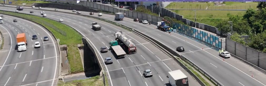 Barueri: Rodoanel instala novas barreiras acústicas no Km 21