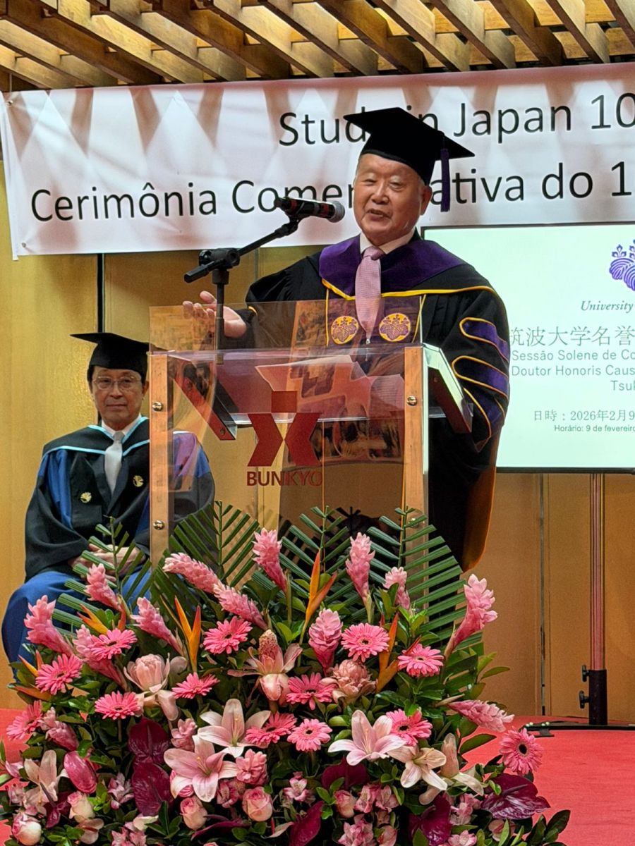 Universidade de Tsukuba concede Doutor Honoris Causa a Renato Ishikawa
