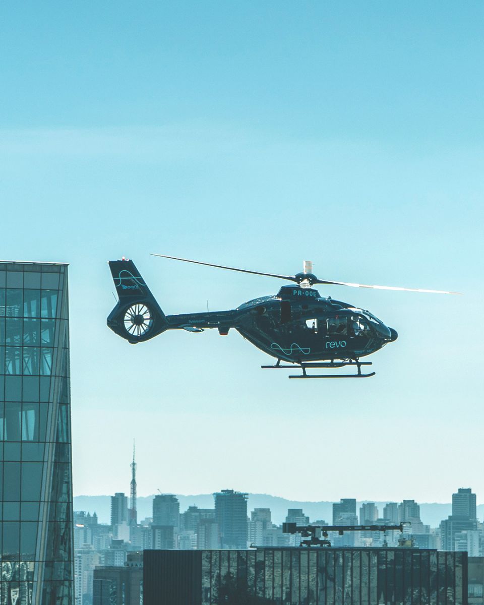 De Alphaville à Faria Lima em 10 minutos: helicóptero vira alternativa ao trânsito