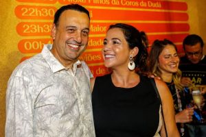 Vice-governador Felício Ramuth e a esposa Vanessa Ramuth