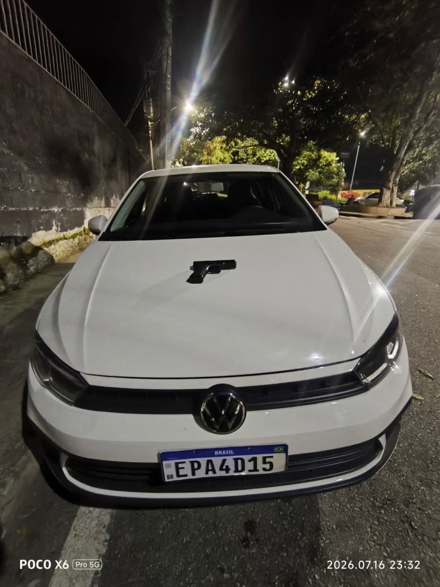 carro localizado com suspeito de roubo