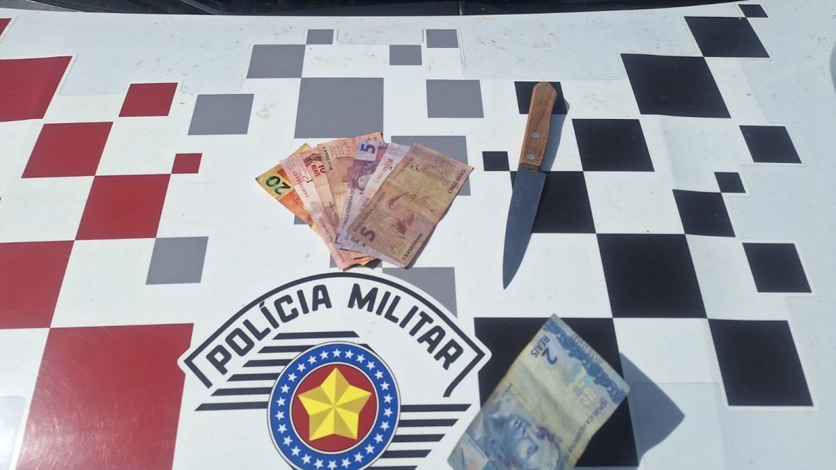 Dinheiro roubado localizado com criminoso em Itapevi