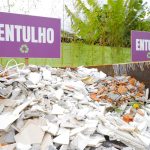 Descarte de resíduos na região oeste