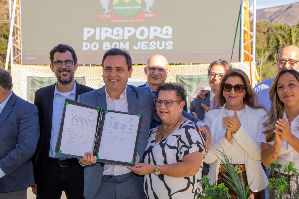 Autoridades assinam projeto de despoluição do Rio Tietê em Pirapora