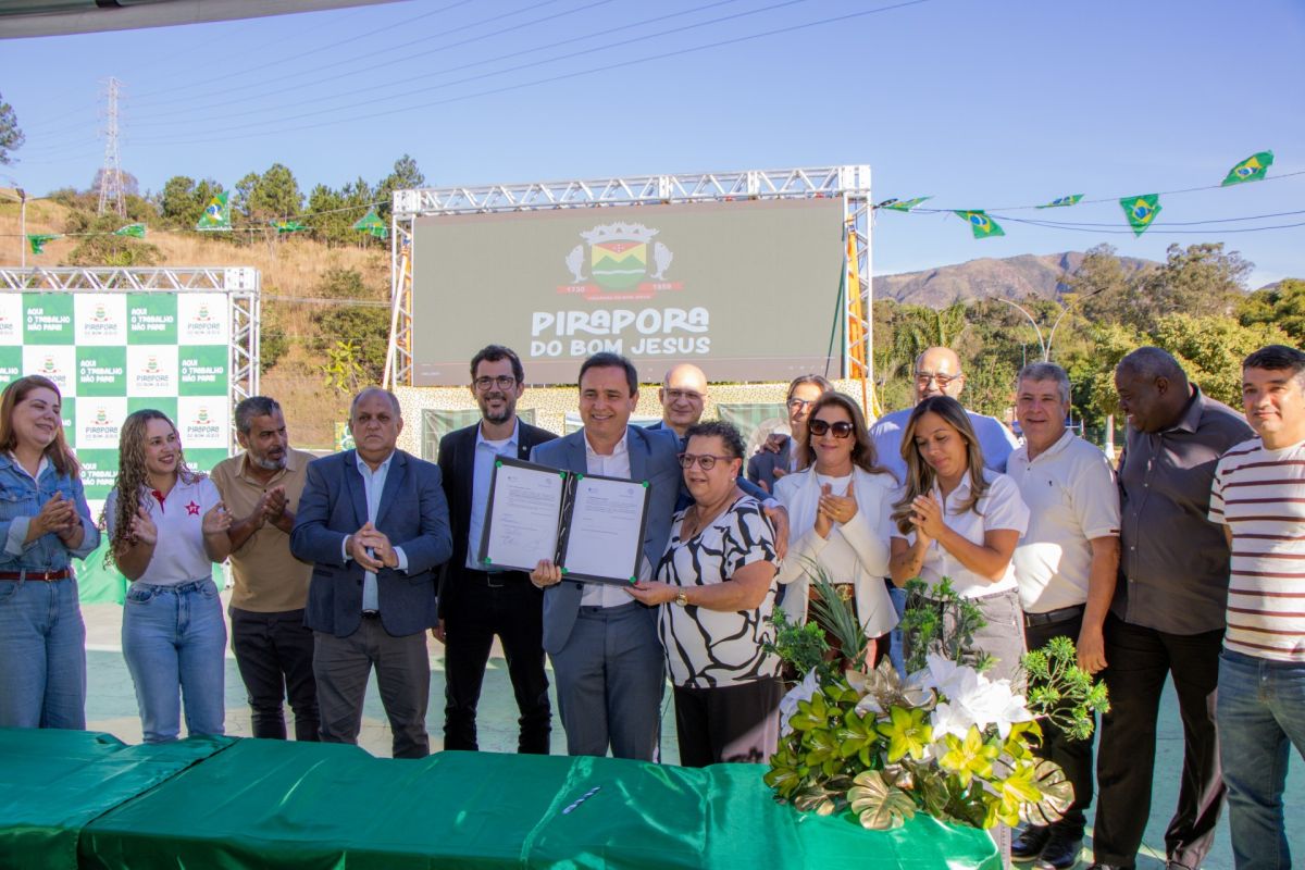 Autoridades assinam projeto de despoluição do Rio Tietê em Pirapora do Bom Jesus