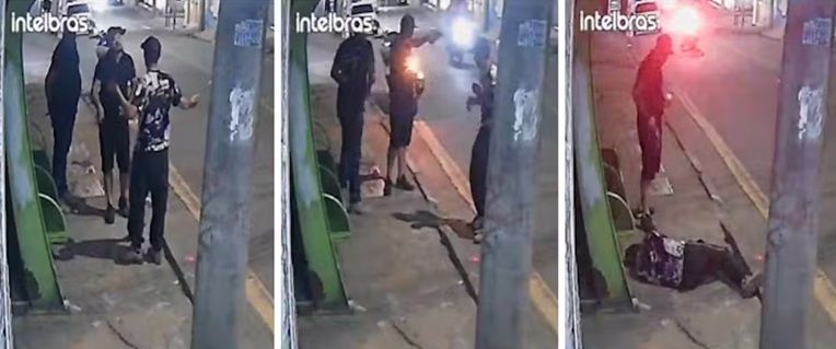 Câmeras de segurança registram ataque a tiros que deixou um homem morto em Carapicuíba