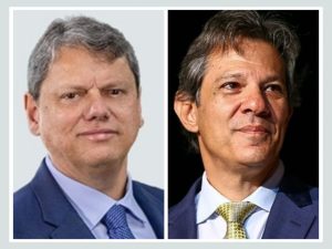 Tarcísio de Freitas e Haddad