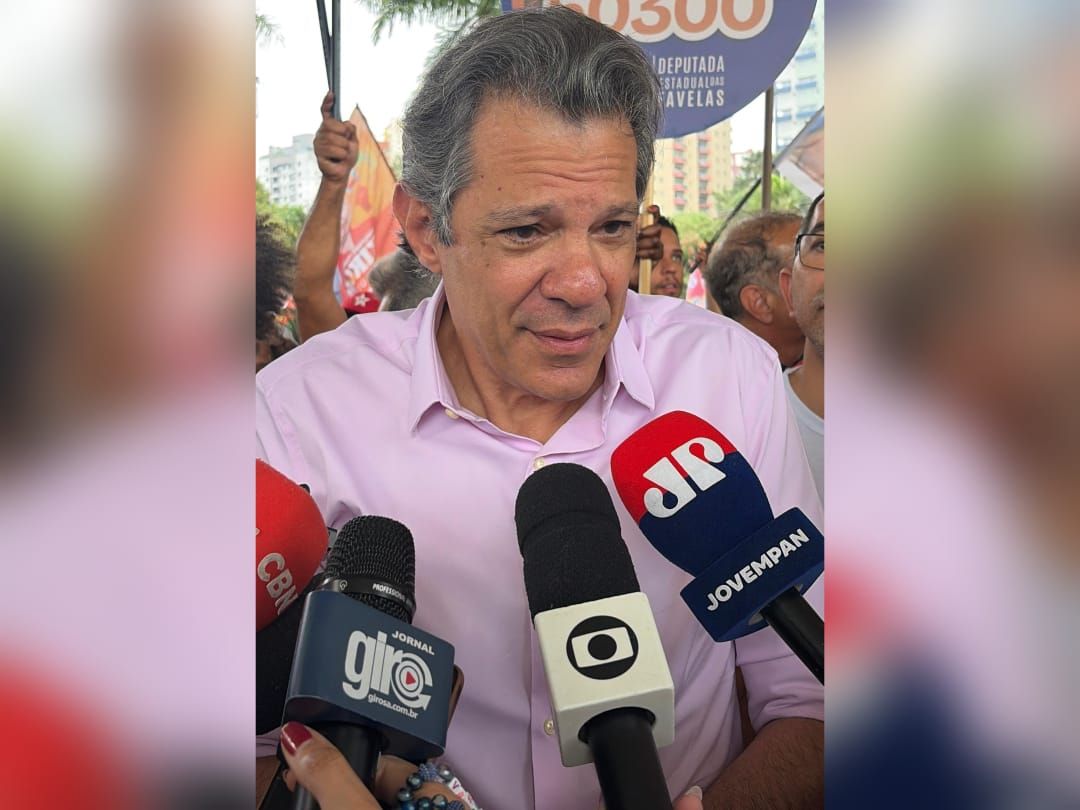fernando haddad em coletiva em Osasco