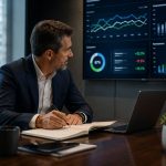 Empresário refletindo sobre como tomar decisão em ambiente empresarial.