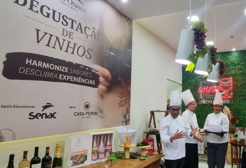 Pátio Osasco degustação de vinhos