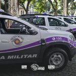 Viatura da PM que localizar carga de lingerie em Jandira