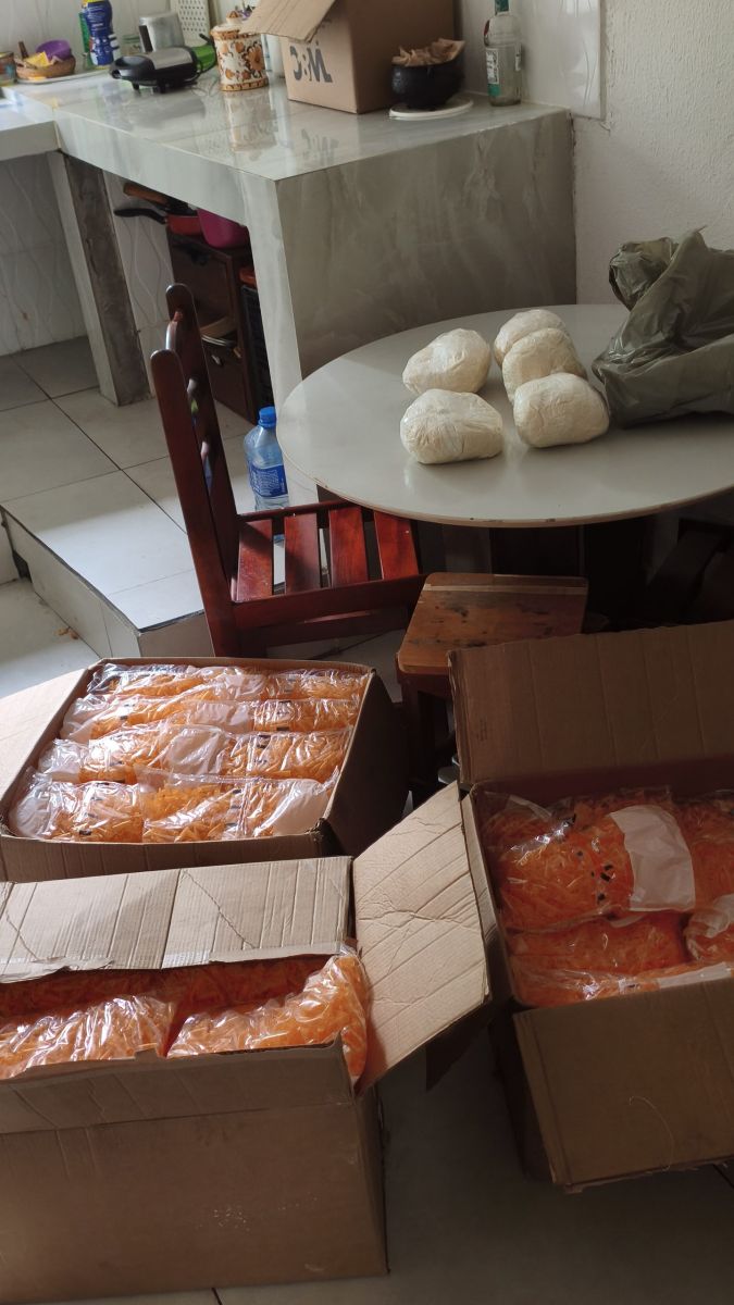 Drogas apreendidas em Jandira