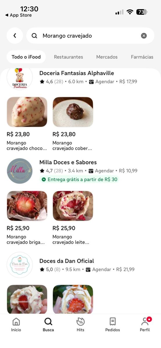 morango cravejado