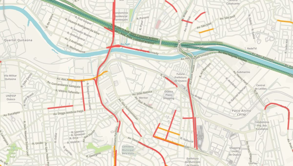 waze osasco trânsito